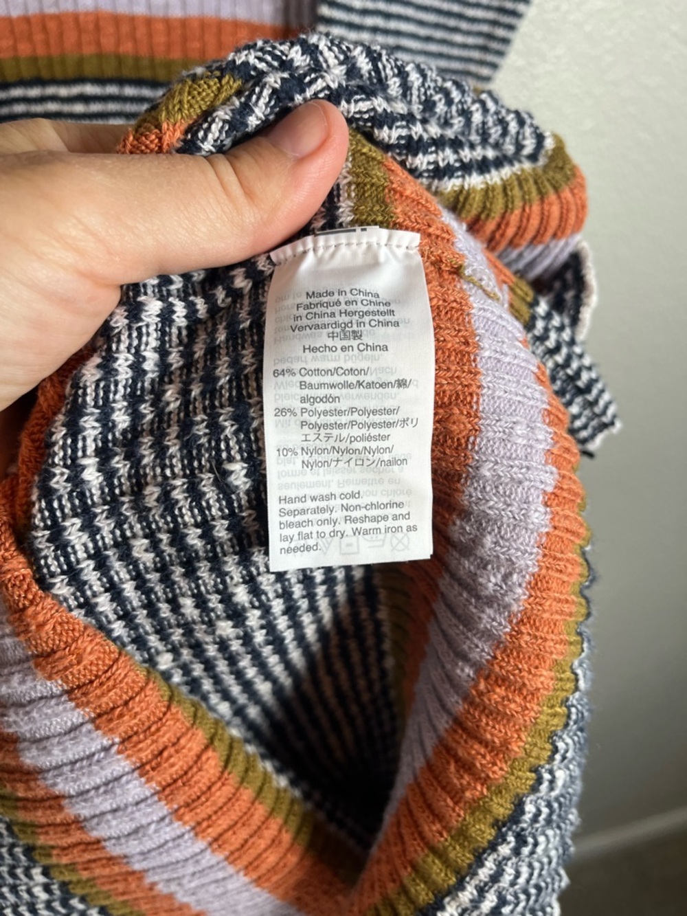 Madewell Striped Three-Quarter-Sleeve Sweater MIDI Dress Women’s XS - Picture 7 of 11